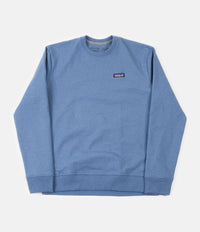 Patagonia P-6 Label Uprisal Crewneck Sweatshirt - Woolly Blue