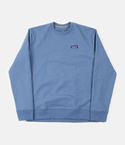 Patagonia P-6 Label Uprisal Crewneck Sweatshirt - Woolly Blue