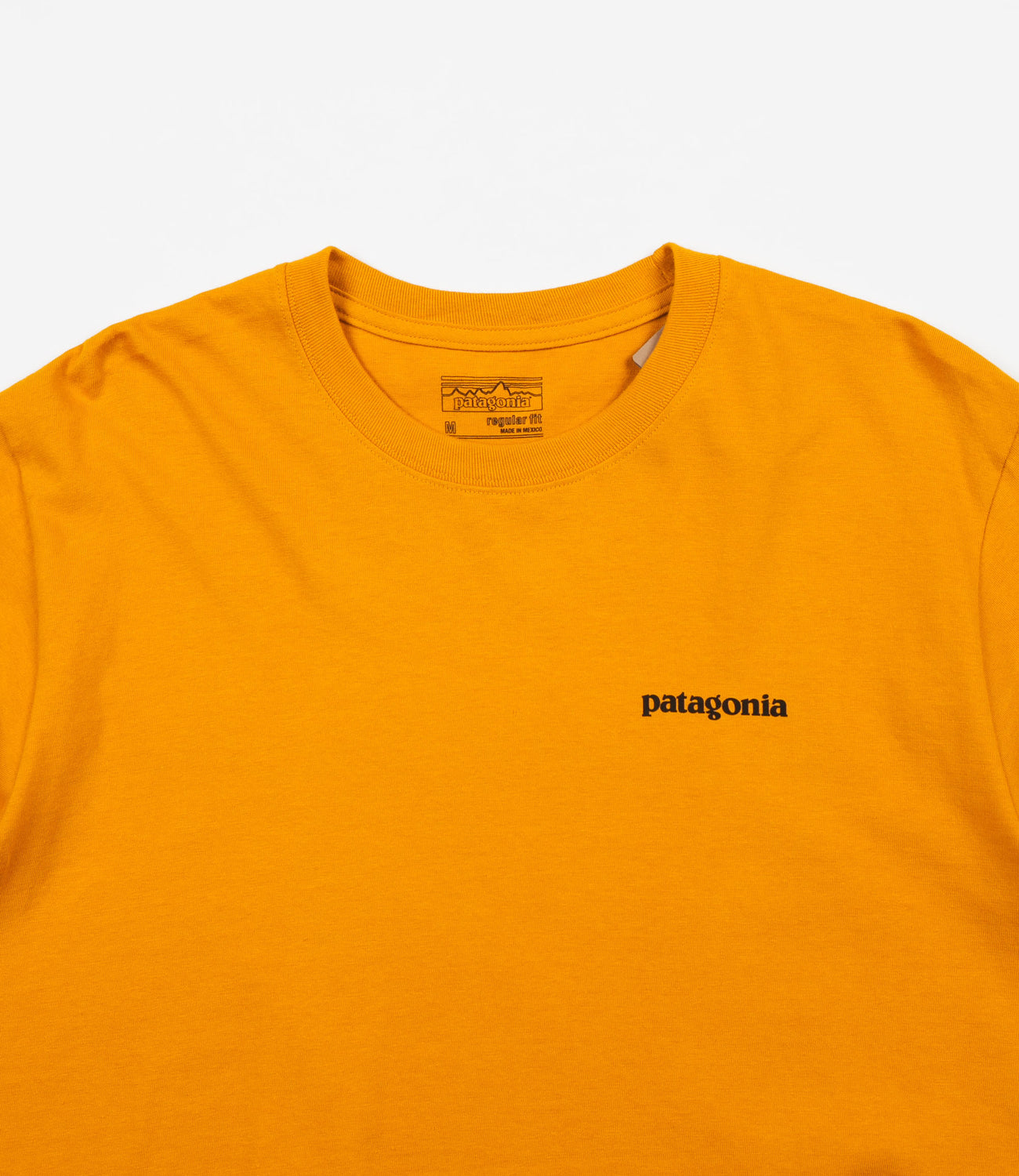 Patagonia P 6 Logo Long Sleeve T Shirt Ysidro Yellow Flatspot