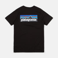 Patagonia P-6 Logo Organic T-Shirt - Black thumbnail