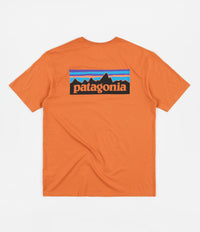 Patagonia P-6 Logo Organic T-Shirt - Desert Orange