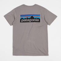 Patagonia P-6 Logo Organic T-Shirt - Feather Grey thumbnail