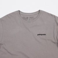 Patagonia P-6 Logo Organic T-Shirt - Feather Grey thumbnail