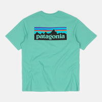 Patagonia P-6 Logo Organic T-Shirt - Light Beryl Green thumbnail