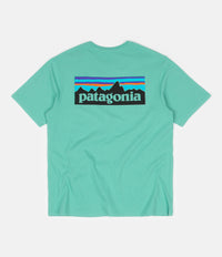 Patagonia P-6 Logo Organic T-Shirt - Light Beryl Green