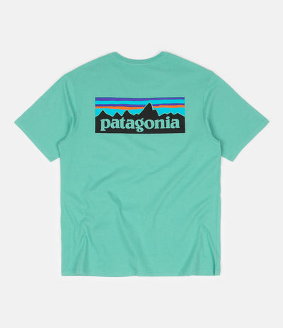 Patagonia P-6 Logo Organic T-Shirt - Light Beryl Green