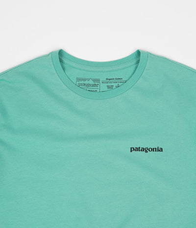 Patagonia P-6 Logo Organic T-Shirt - Light Beryl Green
