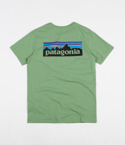 Patagonia P-6 Logo Organic T-Shirt - Matcha Green