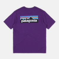 Patagonia P-6 Logo Organic T-Shirt - Purple thumbnail