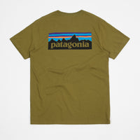 Patagonia P-6 Logo Organic T-Shirt - Willow Herb Green thumbnail