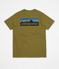 Patagonia P-6 Logo Organic T-Shirt - Willow Herb Green