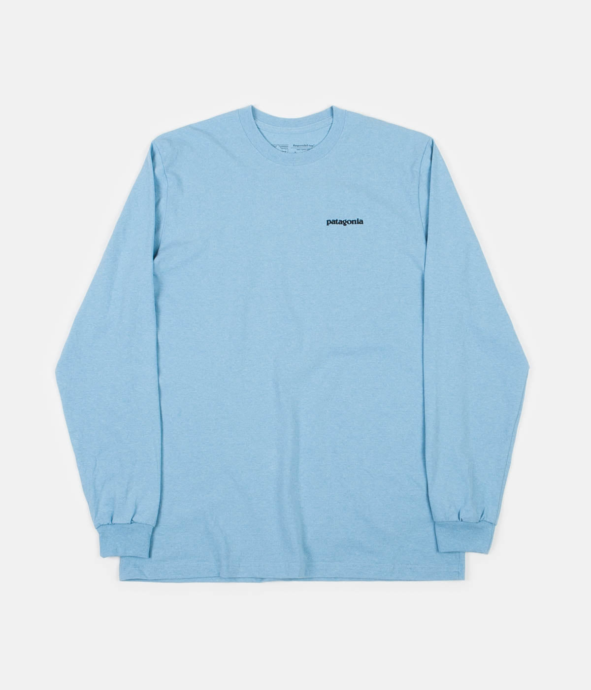 Patagonia P 6 Logo Responsibili Tee Long Sleeve T Shirt Break Up