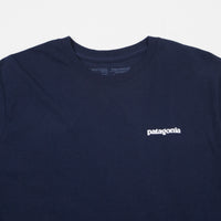 Patagonia P-6 Logo Responsibili-Tee Long Sleeve T-Shirt - Classic Navy thumbnail