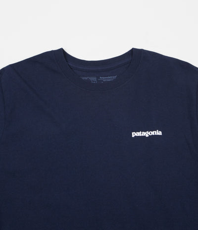Patagonia P-6 Logo Responsibili-Tee Long Sleeve T-Shirt - Classic Navy