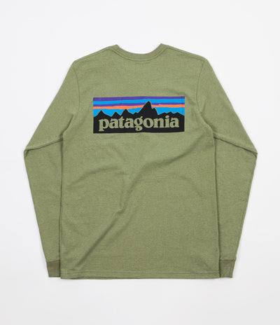 Patagonia P-6 Logo Responsibili-Tee Long Sleeve T-Shirt - Crag Green