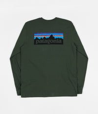 Patagonia P-6 Logo Responsibili-Tee Long Sleeve T-Shirt - Nomad Green