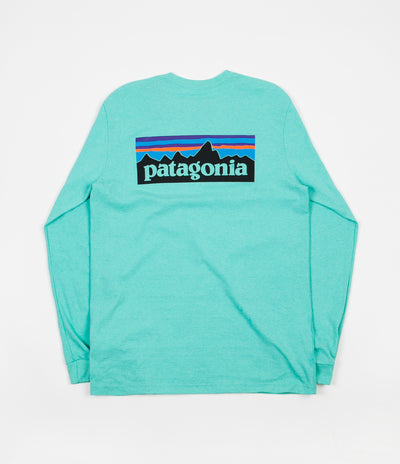 Patagonia P-6 Logo Responsibili-Tee Long Sleeve T-Shirt - Vjosa Green