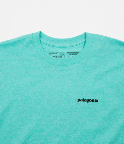 Patagonia P-6 Logo Responsibili-Tee Long Sleeve T-Shirt - Vjosa Green