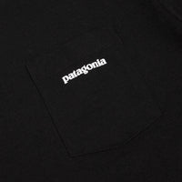 Patagonia P-6 Logo Responsibili-Tee Pocket T-Shirt - Black thumbnail