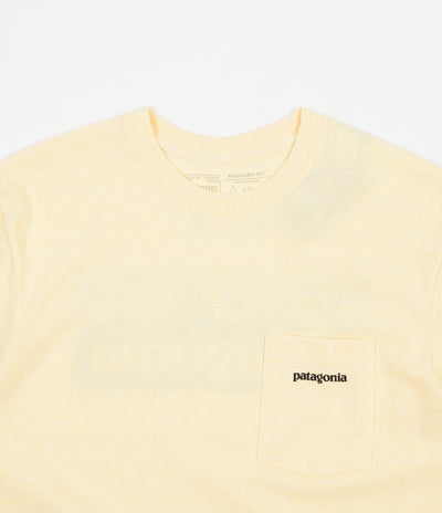 Patagonia P-6 Logo Responsibili-Tee Pocket T-Shirt - Crest Yellow