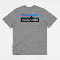 Patagonia P-6 Logo Responsibili-Tee Pocket T-Shirt - Gravel Heather thumbnail