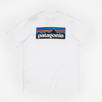 Patagonia P-6 Logo Responsibili-Tee Pocket T-Shirt - White thumbnail