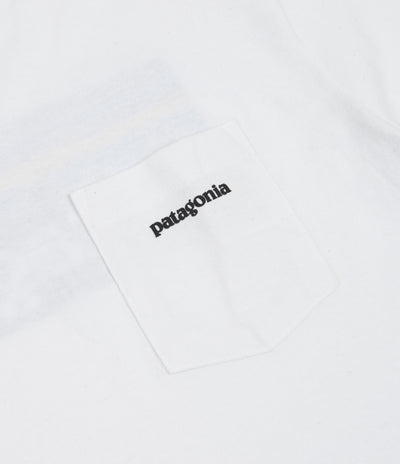 Patagonia P-6 Logo Responsibili-Tee Pocket T-Shirt - White