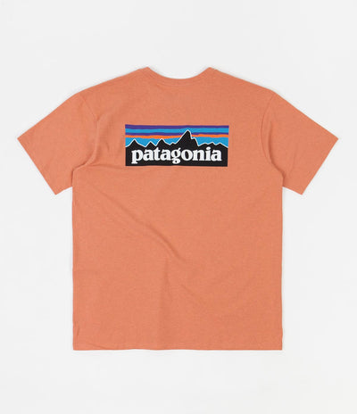 Patagonia P-6 Logo Responsibili-Tee T-Shirt - Coho Coral
