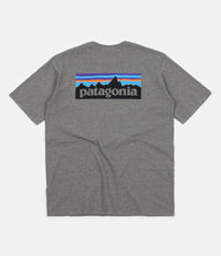 Patagonia P-6 Logo Responsibili-Tee T-Shirt - Gravel Heather