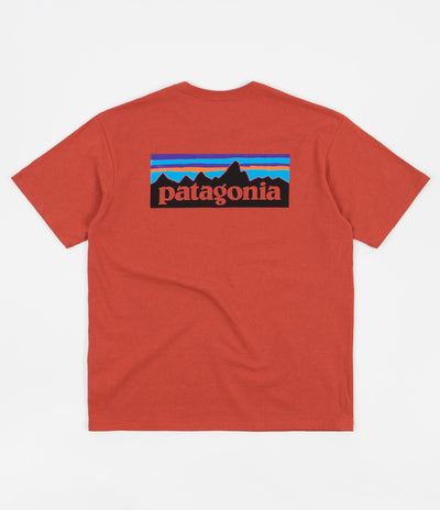Patagonia P-6 Logo Responsibili-Tee T-Shirt - Hot Ember