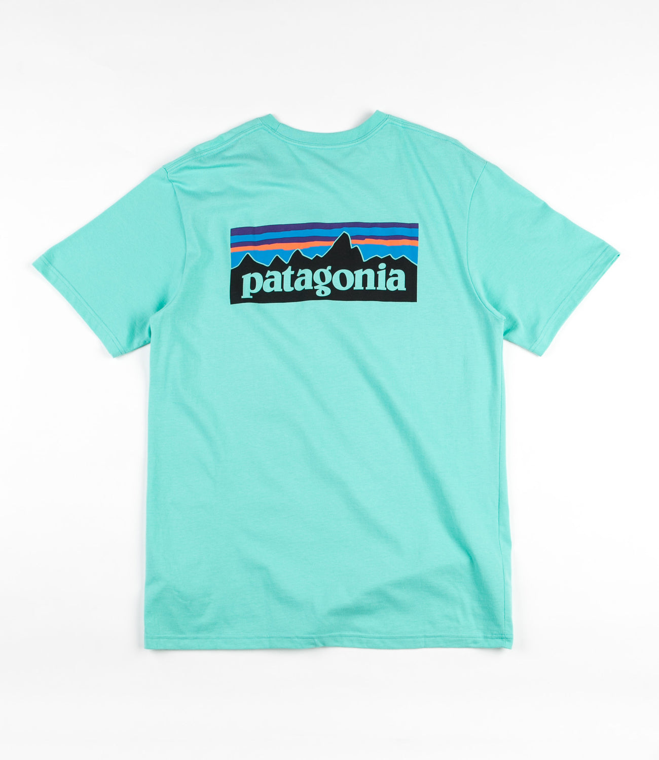 Patagonia P6 Logo TShirt Galah Green Flatspot