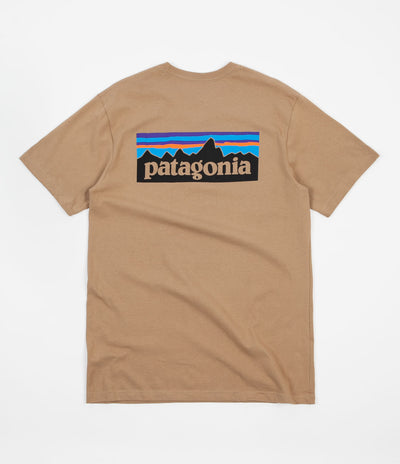 Patagonia P-6 Logo T-Shirt - Mojave Khaki