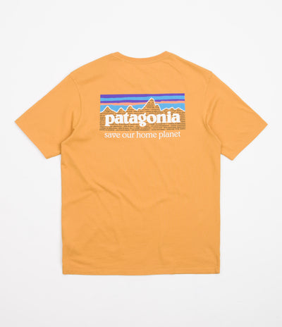 Patagonia P-6 Mission Organic T-Shirt - Cloudberry Orange