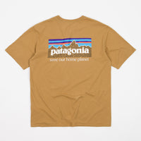 Patagonia P-6 Mission Organic T-Shirt - Oaks Brown thumbnail