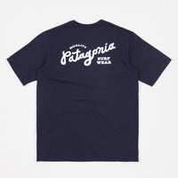 Patagonia Quality Surf Pocket Responsibili-Tee T-Shirt - New Navy thumbnail