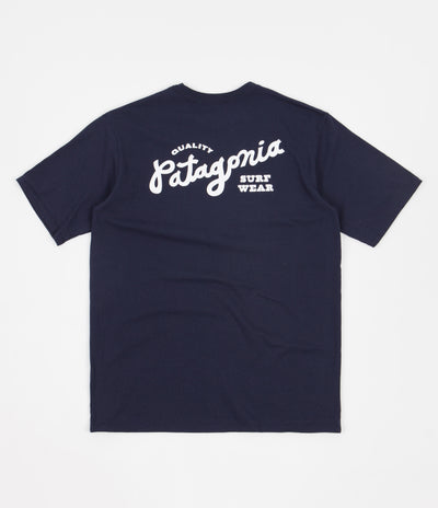Navy patagonia online t shirt