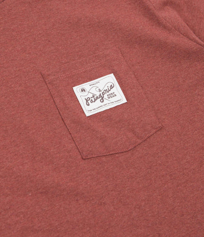 Patagonia Quality Surf Pocket Responsibili-Tee T-Shirt - Rosehip