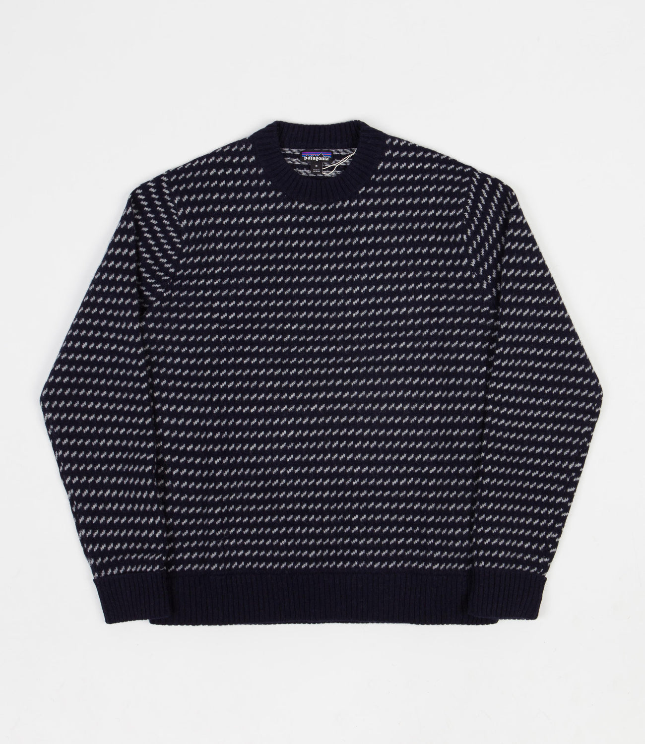 Patagonia Recycled Wool Sweatshirt Classic Navy Flatspot