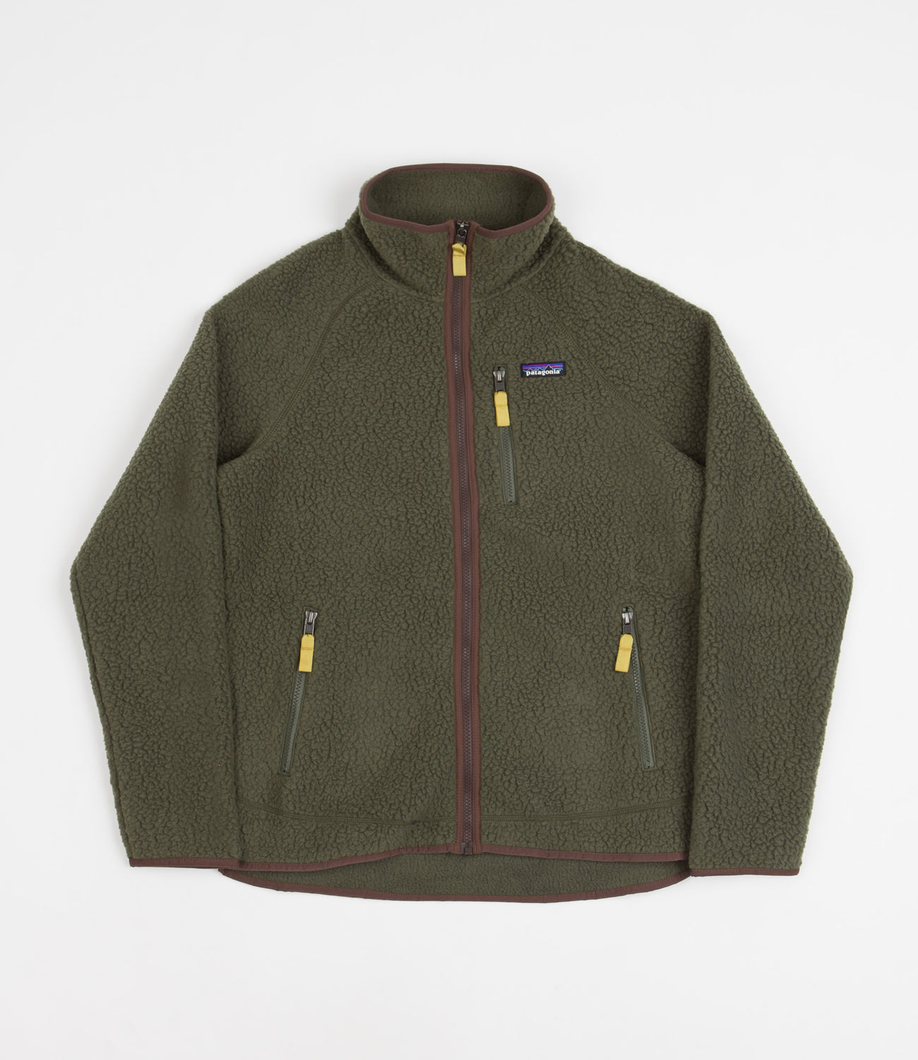 Patagonia men's retro pile fleece jacket sediment hotsell