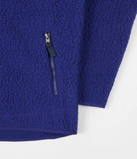 Patagonia retro pile jacket cobalt blue top
