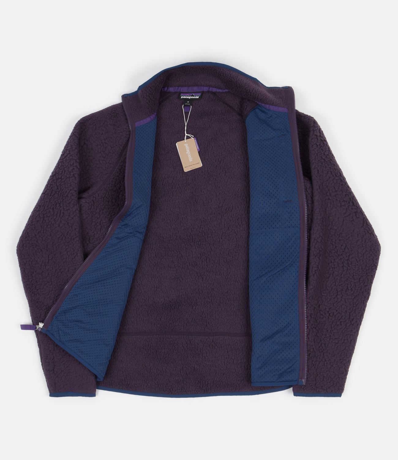 Patagonia men's retro pile fleece jacket sediment store