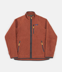 Patagonia retro pile fleece jacket spanish red cheap