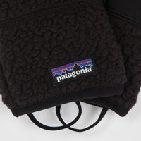 Patagonia Retro Pile Gloves - Black thumbnail