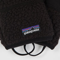 Patagonia Retro Pile Gloves - Black thumbnail