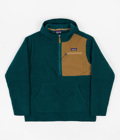 Patagonia Retro Pile Pullover Fleece - Dark Borealis Green