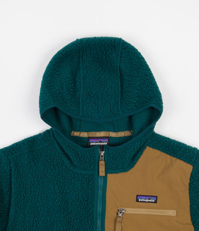 Patagonia Retro Pile Pullover Fleece - Dark Borealis Green