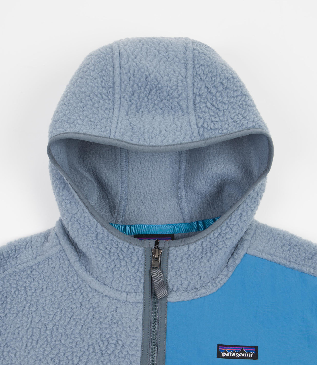 Light blue patagonia pullover store