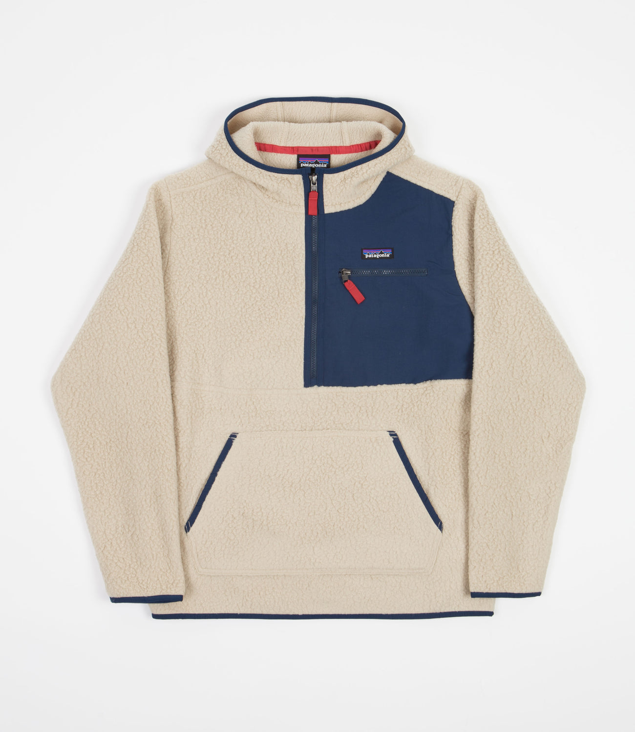 Men's retro pile pullover top