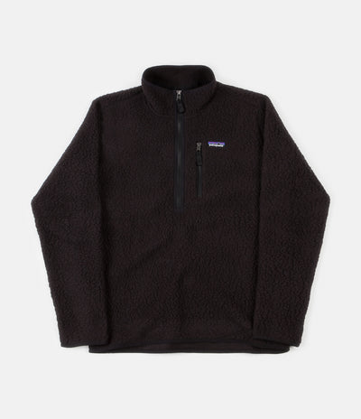 Patagonia Retro Pile Pullover Jacket - Black | Flatspot