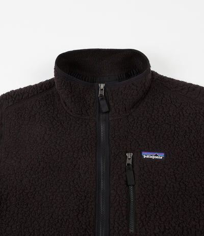 Patagonia Retro Pile Pullover Jacket - Black